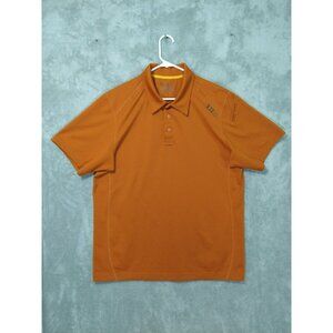 5.11 Tactical Shirt Mens Large Orange Pursuit Polo Performance Short Sleeve